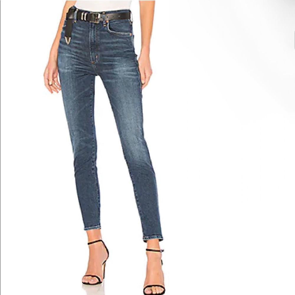 AGOLDE Roxanne high rise skinny jeans - size 27 - freeway color